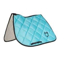Equestro Sottosella salto in camoscio Azzurro Full
