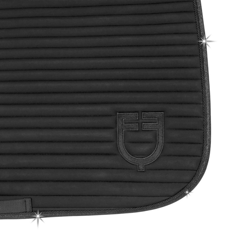 Equestro Sottosella dressage Universe Stripe Nero Full