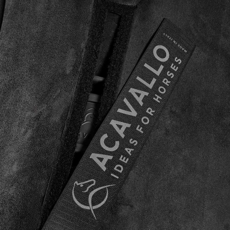 Acavallo Compensatore Piuma Pocket rialzo anteriore Nero