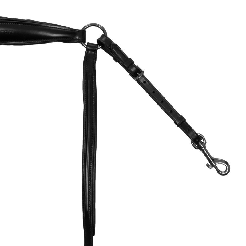 Equestro Pettorale con martingala Nero Cob