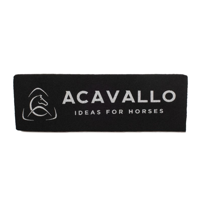 Acavallo Protezione mento e naso in neoprene Nero
