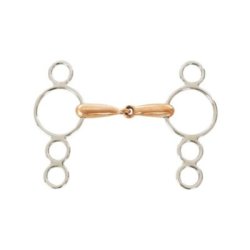 Umbria Equitazione Pessoa pony inox e rame 10.5 cm