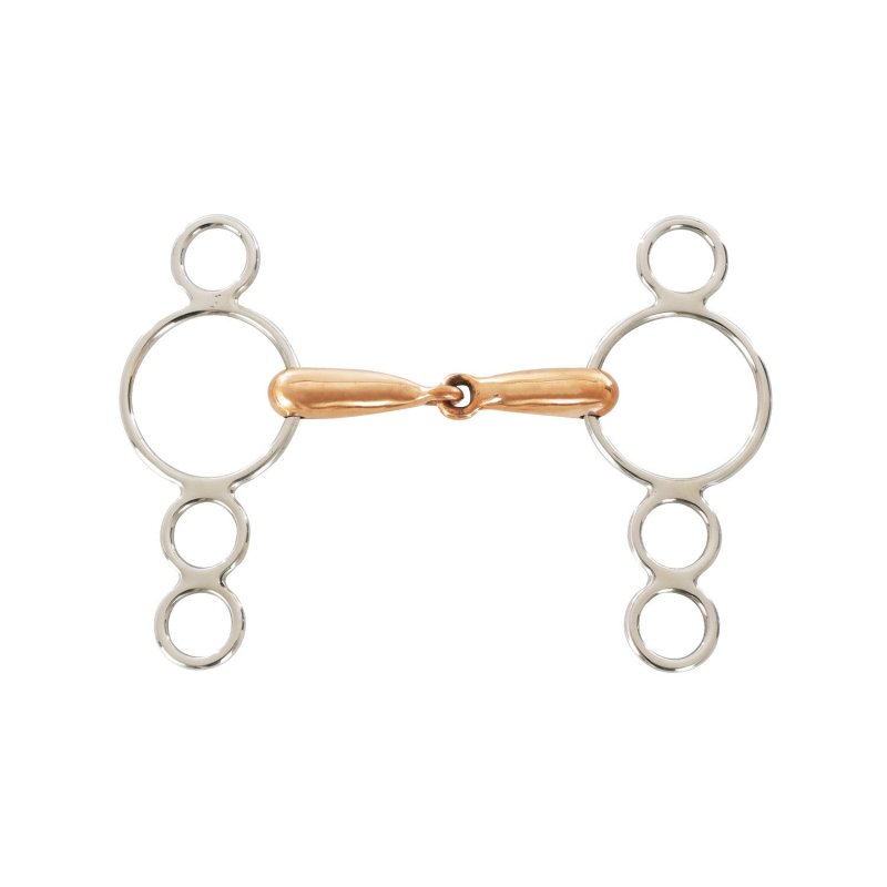Umbria Equitazione Pessoa pony inox e rame 10.5 cm