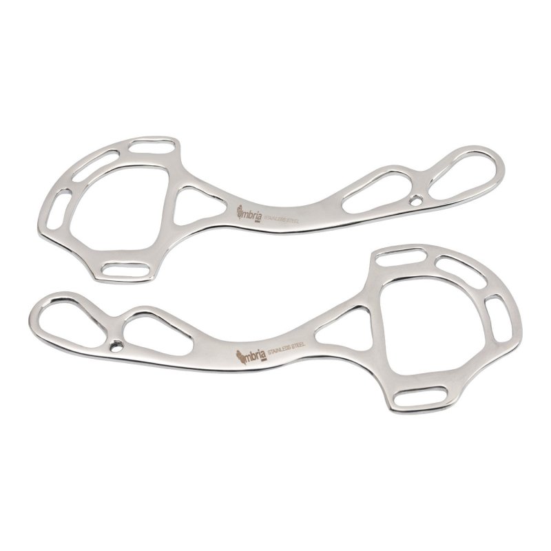 Umbria Equitazione Hackamore in acciaio inox