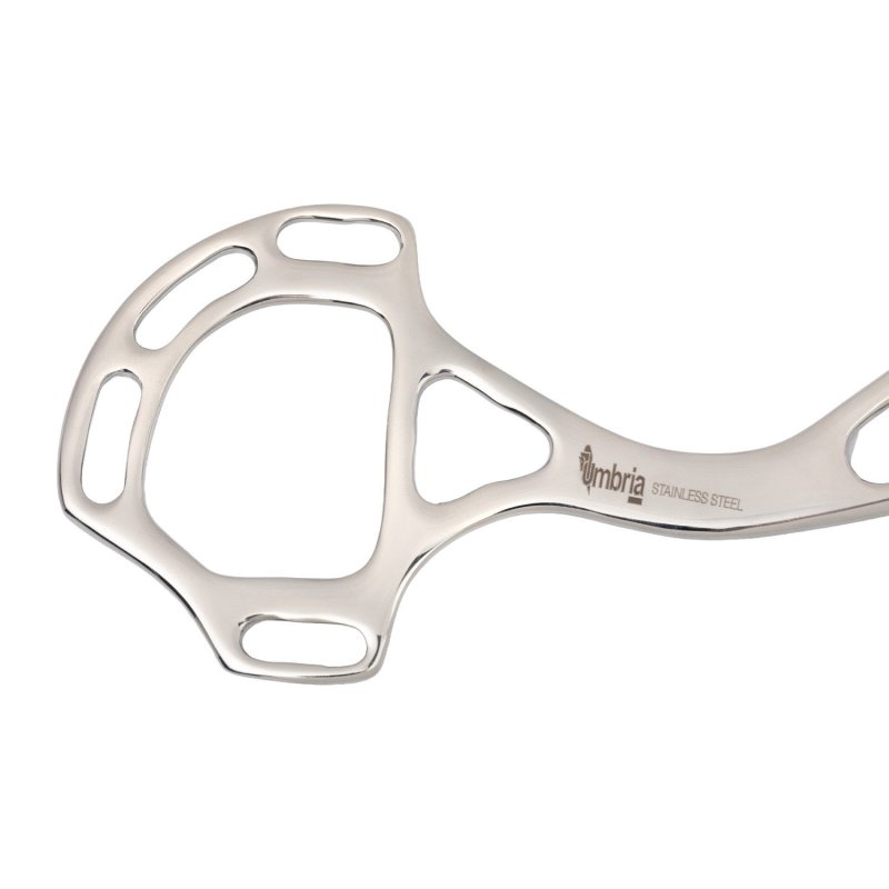 Umbria Equitazione Hackamore in acciaio inox