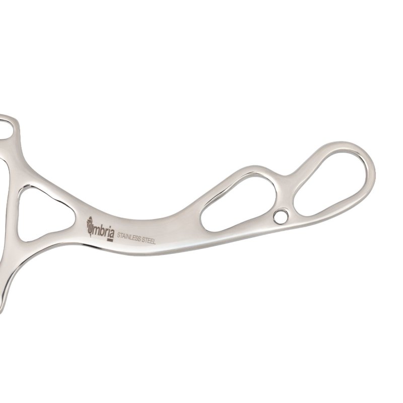 Umbria Equitazione Hackamore in acciaio inox