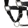 Equestro Cavezza cuoio e nylon Nero/Blu navy Cob