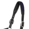 Equestro Cavezza cuoio e nylon Nero/Blu navy Cob