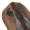 Acavallo Sottosella salto Classic Twin Sided in gel con cordone - Marrone - colore cordura Rope 2: Brown/Marrone/Bianco