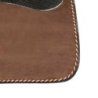 Acavallo Sottosella salto Classic Twin Sided in gel con cordone - Marrone - colore cordura Rope 2: Brown/Marrone/Bianco