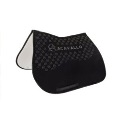 Acavallo Sottosella salto con fodera in bambù e grip silicone - Nero