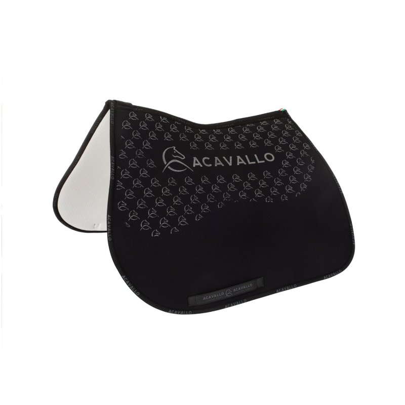 Acavallo Sottosella salto con fodera in bambù e grip silicone - Nero