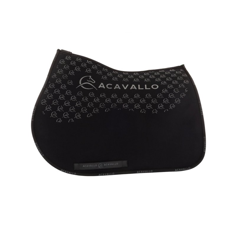 Acavallo Sottosella salto con fodera in bambù e grip silicone - Nero
