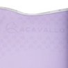 Acavallo Sottosella salto con fodera in bambù e grip silicone - Lilla/Bianco