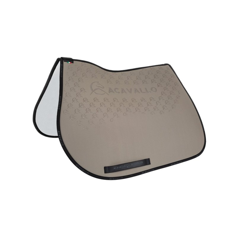 Acavallo Sottosella salto con fodera in bambù e grip silicone - Terra/Nero