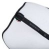 Acavallo Sottosella salto con fodera in bambù e grip silicone - Bianco/Nero