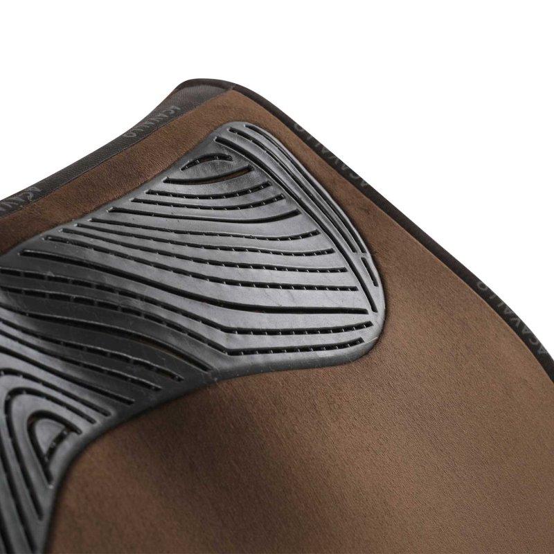 Acavallo Sottosella salto Twin Side con grip in gel - Marrone
