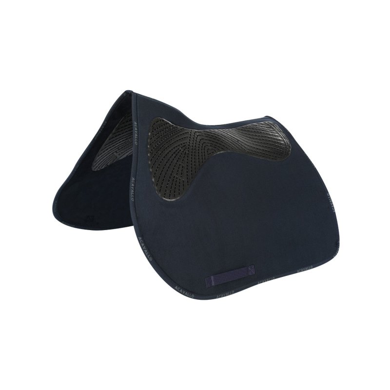 Acavallo Sottosella salto Twin Side con grip in gel - Blu