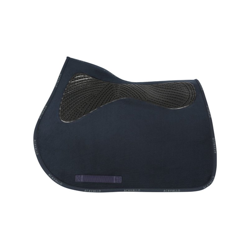 Acavallo Sottosella salto Twin Side con grip in gel - Blu
