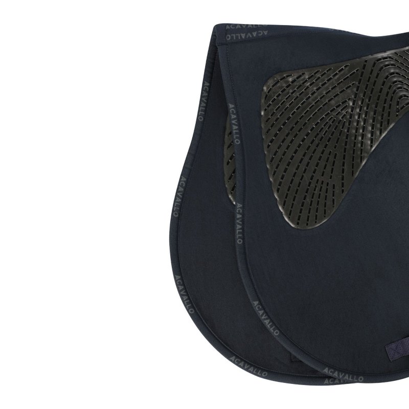 Acavallo Sottosella salto Twin Side con grip in gel - Blu