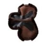 Acavallo Sottosella salto sagomato Numnah Twin Side in gel - Marrone - colore montone Sheepskin  Brown
