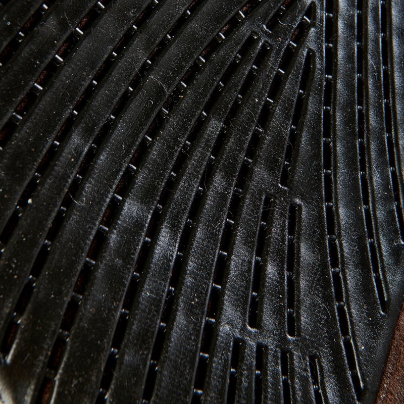 Acavallo Sottosella salto sagomato Numnah Twin Side in gel - Marrone - colore montone Sheepskin  Brown