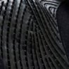 Acavallo Sottosella salto sagomato Numnah Twin Side in gel - Nero - colore montone Sheepskin  Black