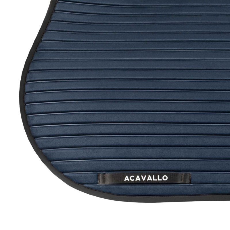Acavallo Sottosella salto Sublime angolato in camoscio a strisce - Blu navy