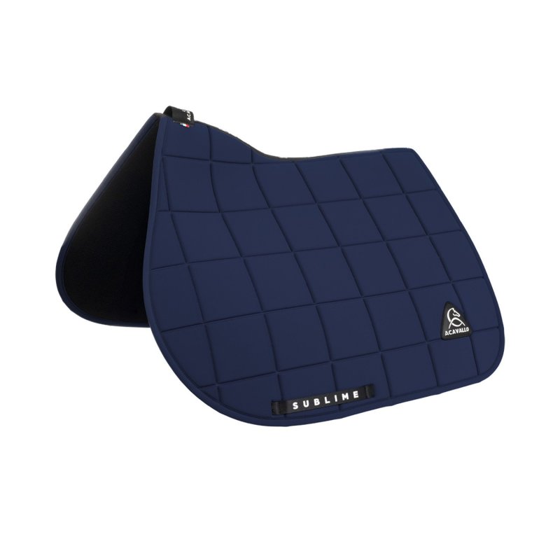 Acavallo Sottosella salto Sublime in tessuto tecnico a quadri - Blu navy