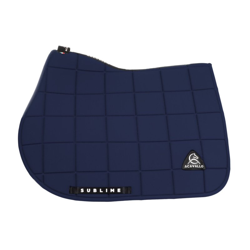 Acavallo Sottosella salto Sublime in tessuto tecnico a quadri - Blu navy