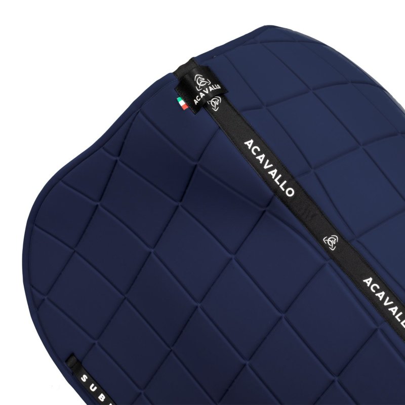 Acavallo Sottosella salto Sublime in tessuto tecnico a quadri - Blu navy