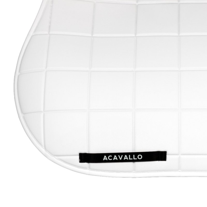 Acavallo Sottosella salto Sublime a quadri AC886S - Bianco
