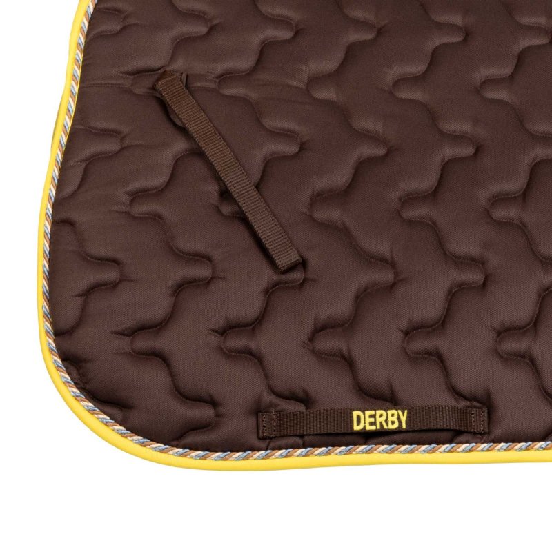 Derby Sottosella salto con cordone - Marrone/Multicolore/Giallo