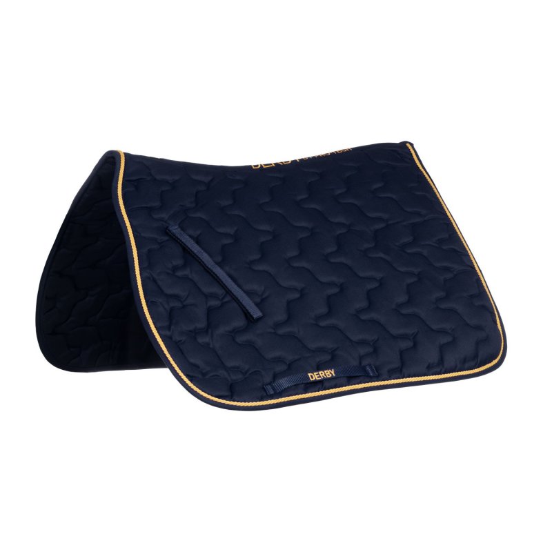 Derby Sottosella salto con cordone - Blu navy/Oro