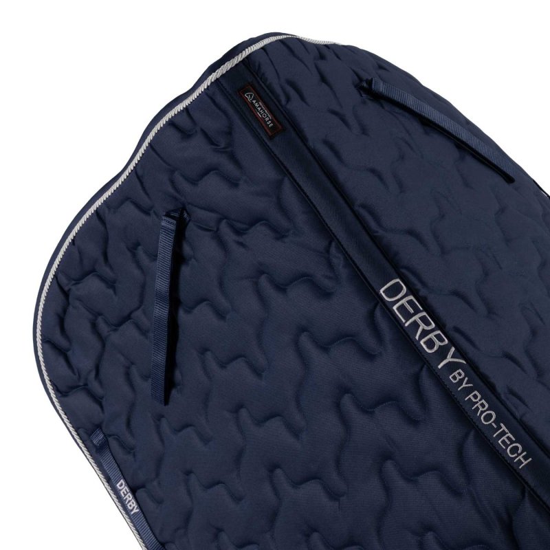 Derby Sottosella salto con cordone - Blu navy/Argento