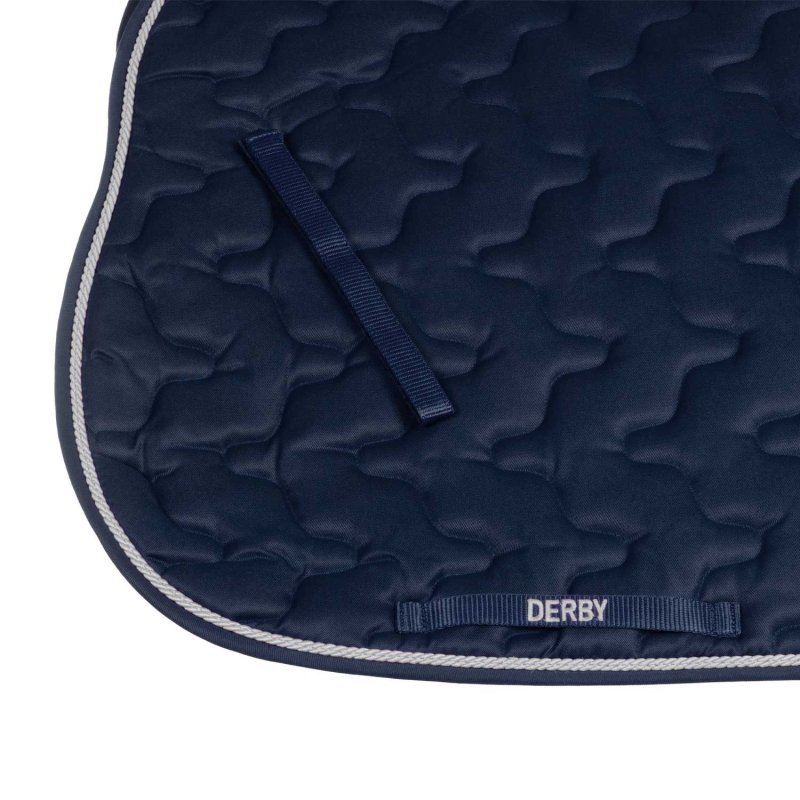 Derby Sottosella salto con cordone - Blu navy/Argento