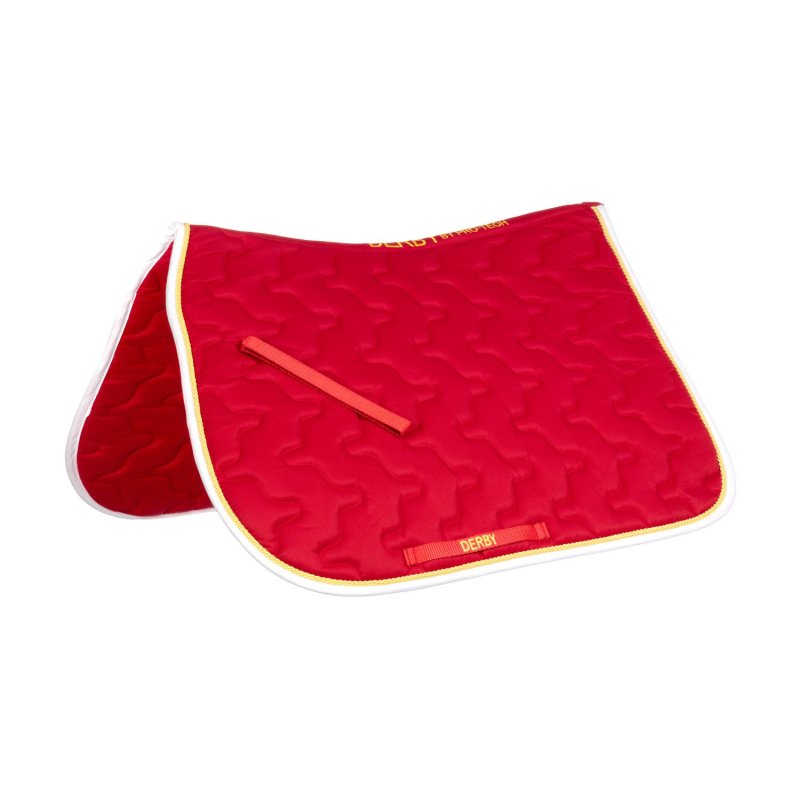 Derby Sottosella salto con cordone - Rosso/Oro/Bianco
