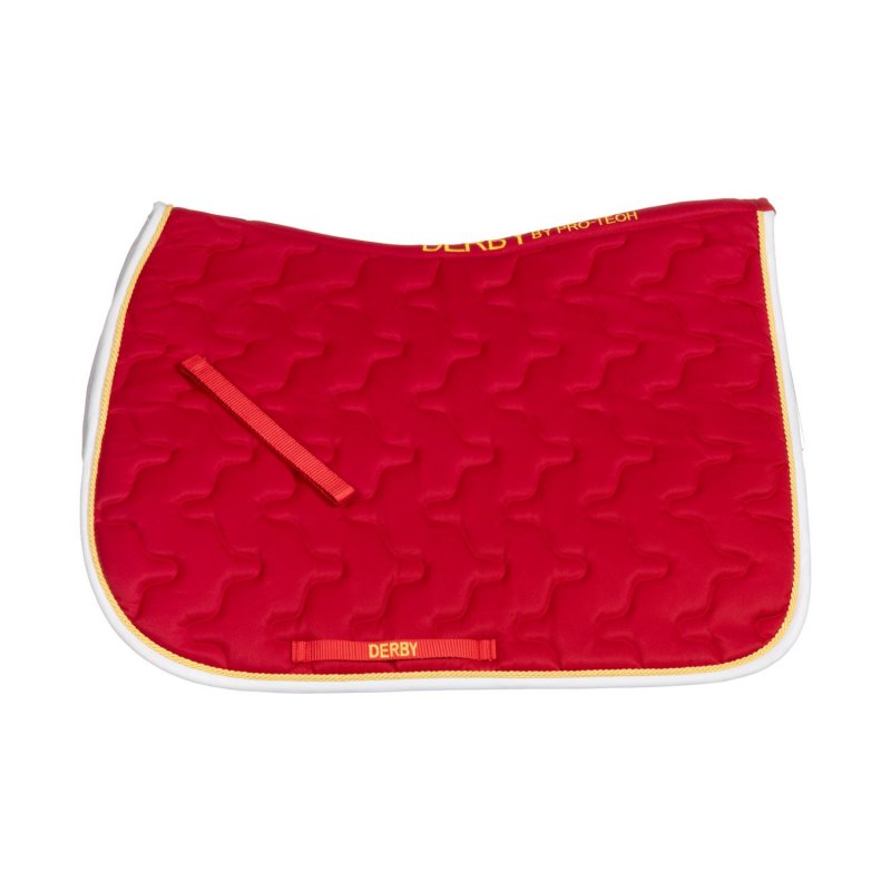 Derby Sottosella salto con cordone - Rosso/Oro/Bianco