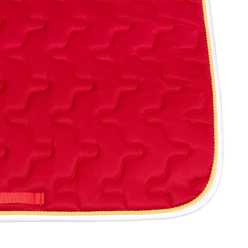 Derby Sottosella salto con cordone - Rosso/Oro/Bianco