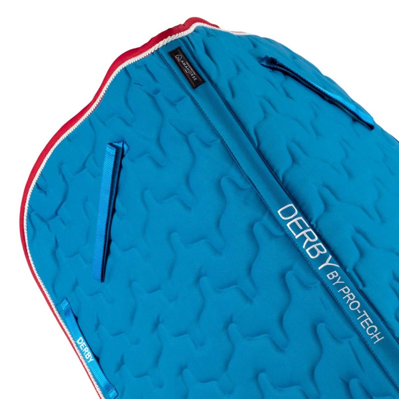 Derby Sottosella salto con cordone - Blu royal/Bianco/Rosso
