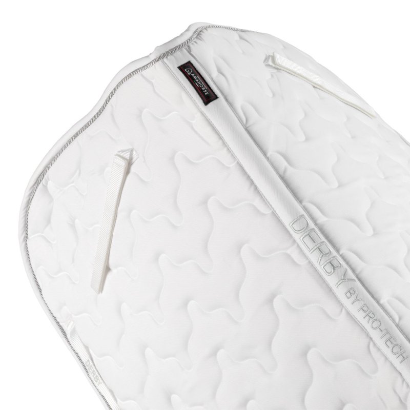 Derby Sottosella salto con cordone - Bianco/Argento