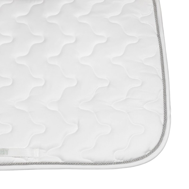 Derby Sottosella salto con cordone - Bianco/Argento