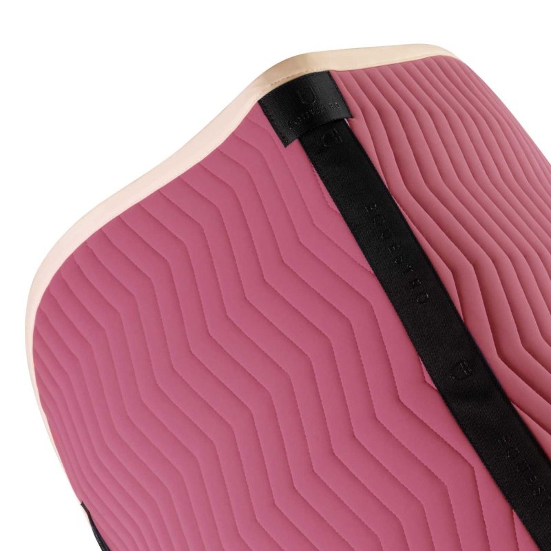 Equestro Sottosella Wave Quilting salto in tessuto tecnico - Chateau Rose/Bianco antico