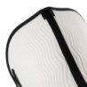 Equestro Sottosella Wave Quilting salto in tessuto tecnico - Bianco antico/Blu navy