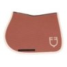 Equestro Sottosella Wave Quilting salto in tessuto tecnico - Redwood/Bianco antico