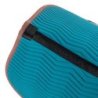 Equestro Sottosella Wave Quilting salto in tessuto tecnico - Blue Coral/Marrone