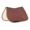 Equestro Sottosella Wave Quilting salto in tessuto tecnico - Marrone/Noce