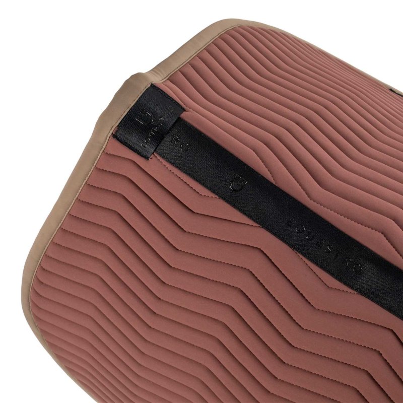 Equestro Sottosella Wave Quilting salto in tessuto tecnico - Marrone/Noce