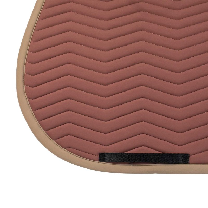 Equestro Sottosella Wave Quilting salto in tessuto tecnico - Marrone/Noce