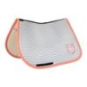 Equestro Sottosella Wave Quilting salto in tessuto tecnico - Harbor Mist/Desert Flower